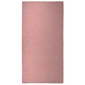 Red flat weave outdoor rug 100x200 cm by vidaXL, Rugs - Ref: Foro24-340822, Price: 35,44 €, Discount: %