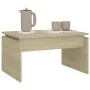 Sonoma Couchtisch aus Eichensperrholz 68x50x38 cm von vidaXL, Couchtisch - Ref: Foro24-808335, Preis: 33,20 €, Rabatt: %