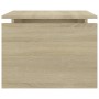 Mesa de centro madera contrachapada roble Sonoma 68x50x38 cm de vidaXL, Mesas de centro - Ref: Foro24-808335, Precio: 34,58 €...
