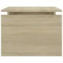 Sonoma Couchtisch aus Eichensperrholz 68x50x38 cm von vidaXL, Couchtisch - Ref: Foro24-808335, Preis: 33,20 €, Rabatt: %