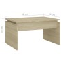 Mesa de centro madera contrachapada roble Sonoma 68x50x38 cm de vidaXL, Mesas de centro - Ref: Foro24-808335, Precio: 34,58 €...