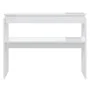 Konsolentisch aus glänzend weißem Sperrholz, 102 x 30 x 80 cm von vidaXL, Seitentische - Ref: Foro24-808329, Preis: 59,75 €, ...