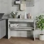 Concrete gray plywood console table 102x30x80 cm by vidaXL, Side tables - Ref: Foro24-808327, Price: 48,59 €, Discount: %