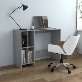 Notebook-Schreibtisch aus betongrauem Sperrholz, 102,5 x 35 x 75 cm von vidaXL, Schreibtische - Ref: Foro24-808345, Preis: 54...