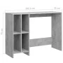 Notebook-Schreibtisch aus betongrauem Sperrholz, 102,5 x 35 x 75 cm von vidaXL, Schreibtische - Ref: Foro24-808345, Preis: 54...