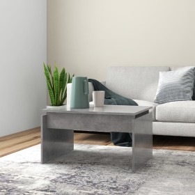 Couchtisch aus betongrauem Sperrholz, 68 x 50 x 38 cm von vidaXL, Couchtisch - Ref: Foro24-808336, Preis: 42,22 €, Rabatt: %