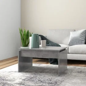 Mesa de centro madera contrachapada gris hormigón 68x50x38 cm de vidaXL, Mesas de centro - Ref: Foro24-808336, Precio: 41,53 ...