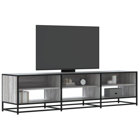 Mueble de TV madera de ingeniería gris Sonoma 180x40x46 cm en Muebles TV | Comprar online en Foro24