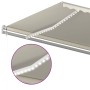 Automatic awning with wind sensor and LED cream 500x350 cm by vidaXL, Awnings - Ref: Foro24-3069032, Price: 699,55 €, Discoun...