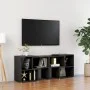 Schwarzer TV-Schrank aus Sperrholz, 104 x 30 x 52 cm von vidaXL, TV-Möbel - Ref: Foro24-808351, Preis: 49,62 €, Rabatt: %