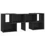 Schwarzer TV-Schrank aus Sperrholz, 104 x 30 x 52 cm von vidaXL, TV-Möbel - Ref: Foro24-808351, Preis: 49,62 €, Rabatt: %