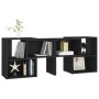 Schwarzer TV-Schrank aus Sperrholz, 104 x 30 x 52 cm von vidaXL, TV-Möbel - Ref: Foro24-808351, Preis: 50,05 €, Rabatt: %