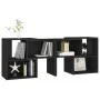 Schwarzer TV-Schrank aus Sperrholz, 104 x 30 x 52 cm von vidaXL, TV-Möbel - Ref: Foro24-808351, Preis: 49,62 €, Rabatt: %