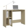 Escritorio notebook contrachapado roble Sonoma 102,5x35x75 cm de vidaXL, Escritorios - Ref: Foro24-808344, Precio: 57,55 €, D...