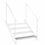 Peldaño de rejilla acero galvanizado 90x24x7 cm