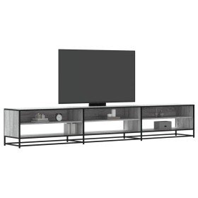 Mueble de TV madera de ingeniería gris Sonoma 270x40x46 cm en Muebles TV | Comprar online en Foro24