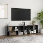 Sperrholz TV-Möbel grau 149x30x52 cm von vidaXL, TV-Möbel - Ref: Foro24-808361, Preis: 66,74 €, Rabatt: %