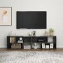 Sperrholz TV-Möbel grau 149x30x52 cm von vidaXL, TV-Möbel - Ref: Foro24-808361, Preis: 66,74 €, Rabatt: %
