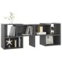 Hochglanzgrauer TV-Schrank aus Sperrholz, 104 x 30 x 52 cm von vidaXL, TV-Möbel - Ref: Foro24-808358, Preis: 46,49 €, Rabatt: %