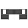 Mueble de TV madera contrachapada gris 104x30x52 cm de vidaXL, Muebles TV - Ref: Foro24-808352, Precio: 47,84 €, Descuento: %
