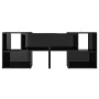 Glossy black plywood TV cabinet 104x30x52 cm by vidaXL, TV Furniture - Ref: Foro24-808357, Price: 62,40 €, Discount: %