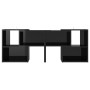 Mueble de TV madera contrachapada negro brillante 104x30x52 cm de vidaXL, Muebles TV - Ref: Foro24-808357, Precio: 53,41 €, D...