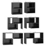 Hochglanzschwarzer TV-Schrank aus Sperrholz, 104 x 30 x 52 cm von vidaXL, TV-Möbel - Ref: Foro24-808357, Preis: 62,40 €, Raba...