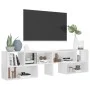Fernsehmöbel aus glänzend weißem Sperrholz 149x30x52 cm von vidaXL, TV-Möbel - Ref: Foro24-808365, Preis: 57,43 €, Rabatt: %