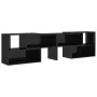 Hochglanzschwarzer TV-Schrank aus Sperrholz, 149 x 30 x 52 cm von vidaXL, TV-Möbel - Ref: Foro24-808366, Preis: 56,06 €, Raba...