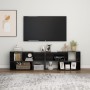 Hochglanzschwarzer TV-Schrank aus Sperrholz, 149 x 30 x 52 cm von vidaXL, TV-Möbel - Ref: Foro24-808366, Preis: 56,06 €, Raba...