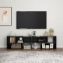 Hochglanzschwarzer TV-Schrank aus Sperrholz, 149 x 30 x 52 cm von vidaXL, TV-Möbel - Ref: Foro24-808366, Preis: 56,06 €, Raba...