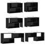Hochglanzschwarzer TV-Schrank aus Sperrholz, 149 x 30 x 52 cm von vidaXL, TV-Möbel - Ref: Foro24-808366, Preis: 56,06 €, Raba...