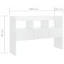 Aparador de madera contrachapada blanco brillante 105x30x70 cm de vidaXL, Aparadores - Ref: Foro24-808383, Precio: 73,22 €, D...