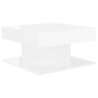 Glänzend grauer Couchtisch aus Holzwerkstoff, 57 x 57 x 30 cm von vidaXL, Couchtisch - Ref: Foro24-808374, Preis: 99,87 €, Ra...