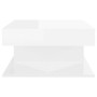 Glossy gray engineered wood coffee table 57x57x30 cm by vidaXL, Coffee table - Ref: Foro24-808374, Price: 99,87 €, Discount: %