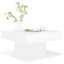Glossy gray engineered wood coffee table 57x57x30 cm by vidaXL, Coffee table - Ref: Foro24-808374, Price: 101,33 €, Discount: %