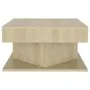 Couchtisch aus Sonoma-Eichensperrholz, 57 x 57 x 30 cm von vidaXL, Couchtisch - Ref: Foro24-808371, Preis: 44,77 €, Rabatt: %