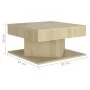 Couchtisch aus Sonoma-Eichensperrholz, 57 x 57 x 30 cm von vidaXL, Couchtisch - Ref: Foro24-808371, Preis: 44,77 €, Rabatt: %