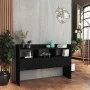 Black plywood sideboard 105x30x70 cm by vidaXL, Sideboards - Ref: Foro24-808378, Price: 80,07 €, Discount: %