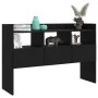 Black plywood sideboard 105x30x70 cm by vidaXL, Sideboards - Ref: Foro24-808378, Price: 80,07 €, Discount: %