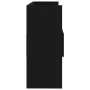 Black plywood sideboard 105x30x70 cm by vidaXL, Sideboards - Ref: Foro24-808378, Price: 80,07 €, Discount: %