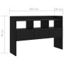 Aparador de madera contrachapada negro 105x30x70 cm de vidaXL, Aparadores - Ref: Foro24-808378, Precio: 78,54 €, Descuento: %