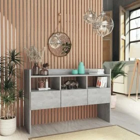 Betongraues Sperrholz-Sideboard 105x30x70 cm von vidaXL, Sideboards - Ref: Foro24-808381, Preis: 64,18 €, Rabatt: %
