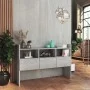 Concrete gray plywood sideboard 105x30x70 cm by vidaXL, Sideboards - Ref: Foro24-808381, Price: 64,18 €, Discount: %