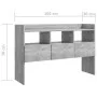 Concrete gray plywood sideboard 105x30x70 cm by vidaXL, Sideboards - Ref: Foro24-808381, Price: 64,18 €, Discount: %