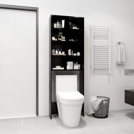 Armario de lavadora negro 64x24x190 cm de vidaXL, Accesorios para lavadoras y secadoras - Ref: Foro24-808405, Precio: 71,60 €...
