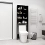 Armario de lavadora negro 64x24x190 cm de vidaXL, Accesorios para lavadoras y secadoras - Ref: Foro24-808405, Precio: 71,60 €...
