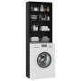 Armario de lavadora negro 64x24x190 cm de vidaXL, Accesorios para lavadoras y secadoras - Ref: Foro24-808405, Precio: 71,60 €...