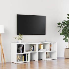 Weißer TV-Schrank aus Sperrholz, 104 x 30 x 52 cm von vidaXL, TV-Möbel - Ref: Foro24-808350, Preis: 47,84 €, Rabatt: %