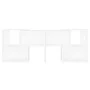 Weißer TV-Schrank aus Sperrholz, 104 x 30 x 52 cm von vidaXL, TV-Möbel - Ref: Foro24-808350, Preis: 47,84 €, Rabatt: %